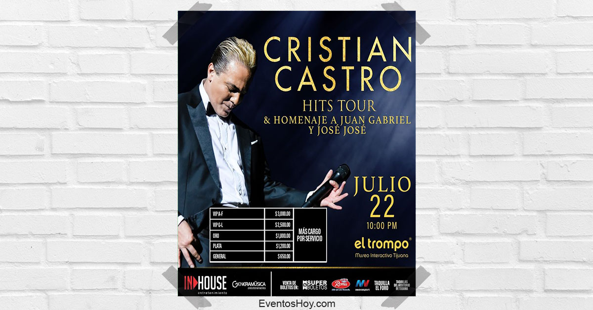 Cristian Castro en Tijuana 2022 ️