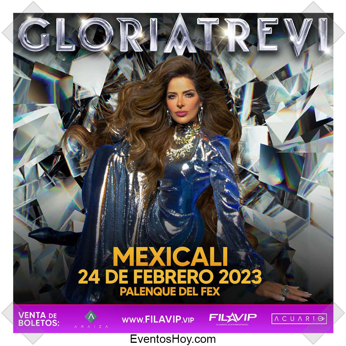Gloria Trevi en Mexicali 2023 ️